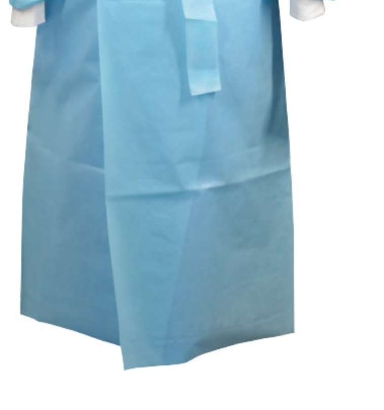 Medicom SafeWear poly-Coated Isolation Gown AAMI level 2 - Ctn