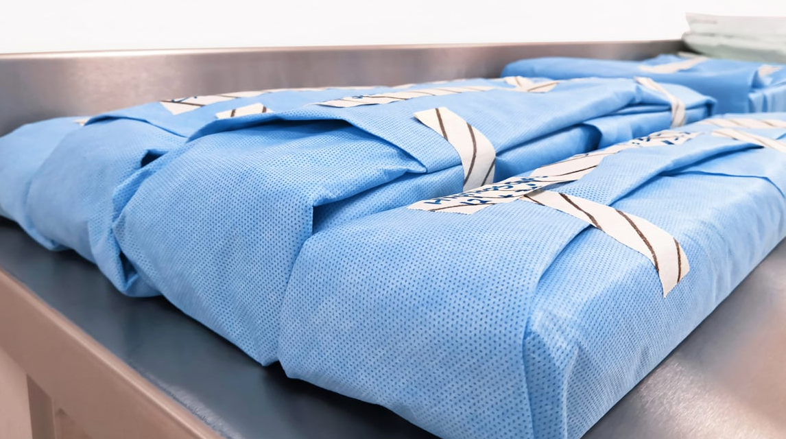 Medicom SafeSeal Sterilisation double bonded wraps 75x75cm - ctn