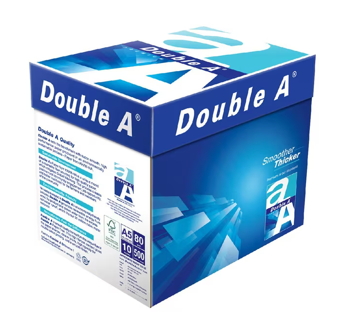 Double A Copy paper A4 80GSM ctn