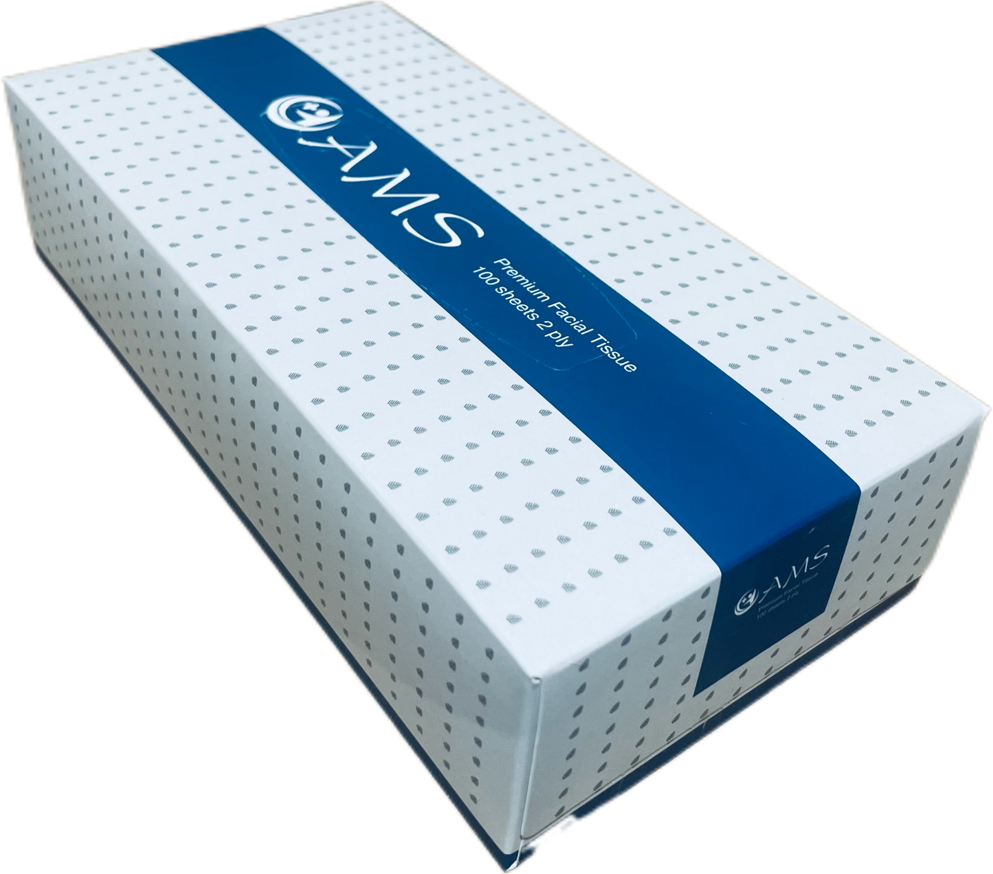 AMS Commercial Box Facial Tissue Ctn (48 Boxes)