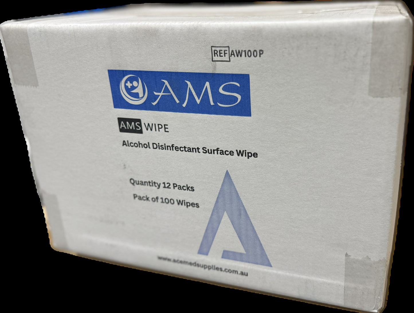 Alcohol Surface Wipes Pack 100 - Carton (12)