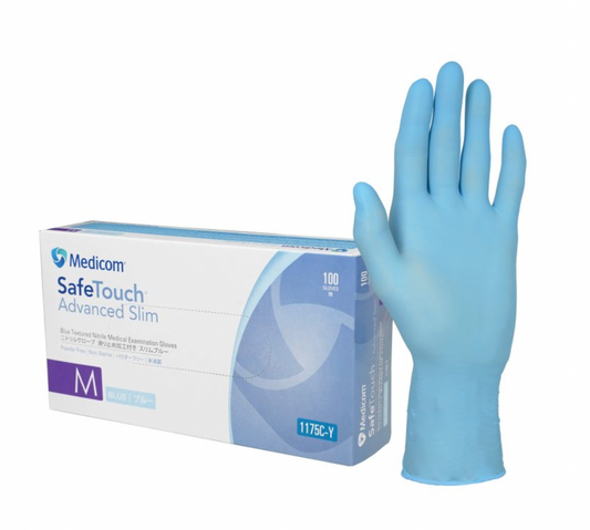 Medicom Safe Touch Slim Nitrile Powder Free Gloves - CTN