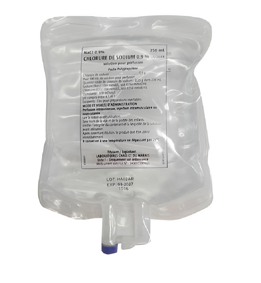 Sodium Chloride 0.9% IV Solution 100ml Bag-Box Lavoisier