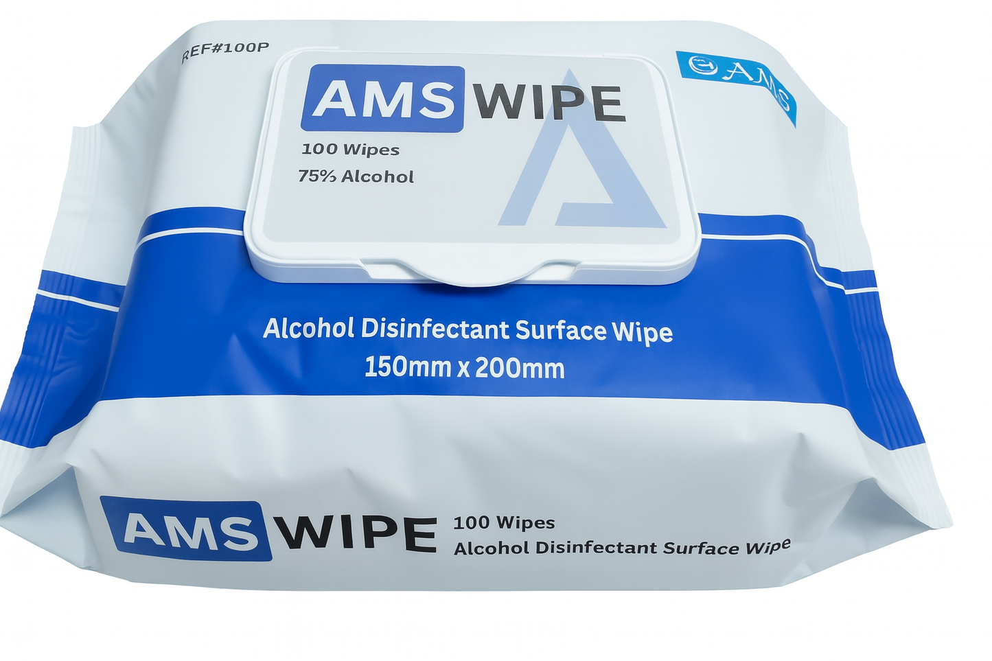 Alcohol Surface Wipes Pack 100 - Carton (12)