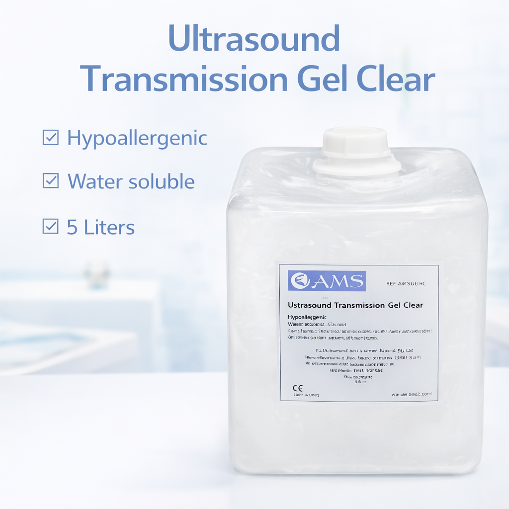 AMS Ultrasound Transmission Gel 5L Clear - each