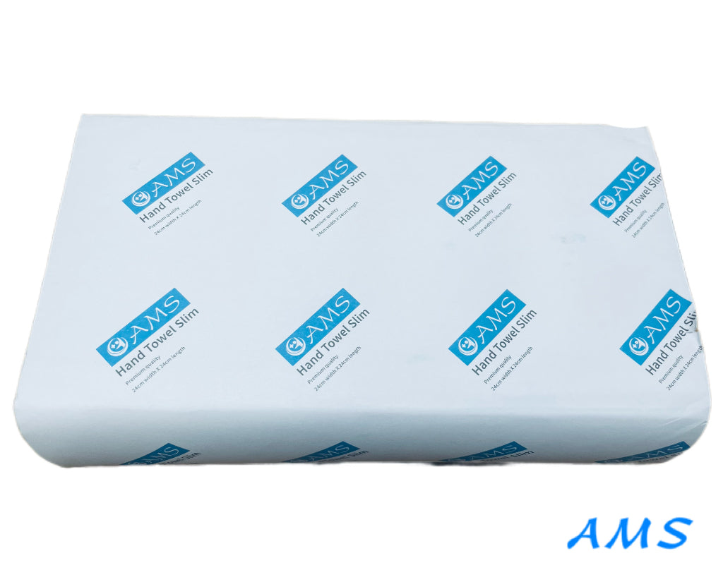 AMS TAD Paper Hand Towel interleaved 4-fold (16 pack)