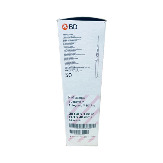 BD Insyte Autoguard BC Pro Long 20G x 1.88 inch