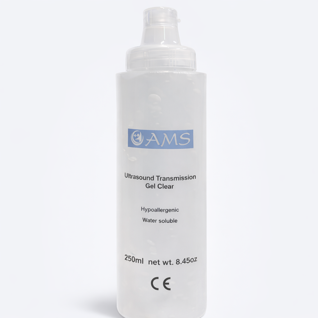 AMS Ultrasound Transmission Gel 250ml Clear (12) - ctn