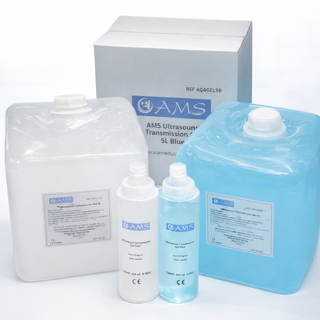 AMS Ultrasound Transmission Gel 250ml Clear (12) - ctn