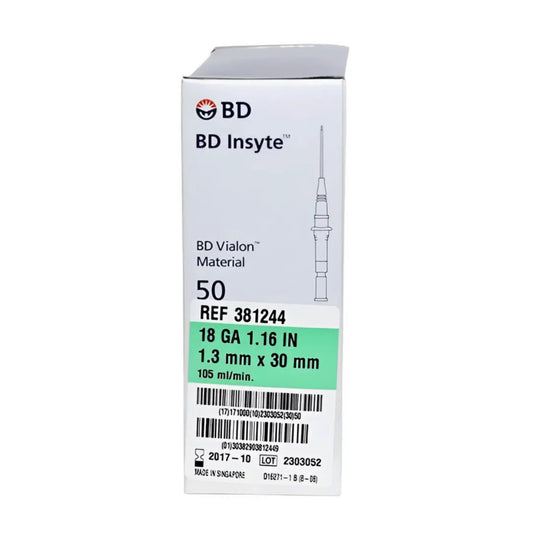 BD Cannula Catheter IV INSYTE 18G x 1.16 in Green