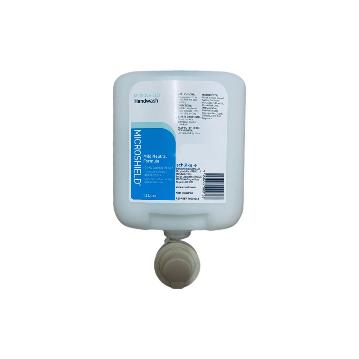 Microshield Box Microshield Hand Wash 1.5L Cassette – ACE MEDICAL SUPPLIES