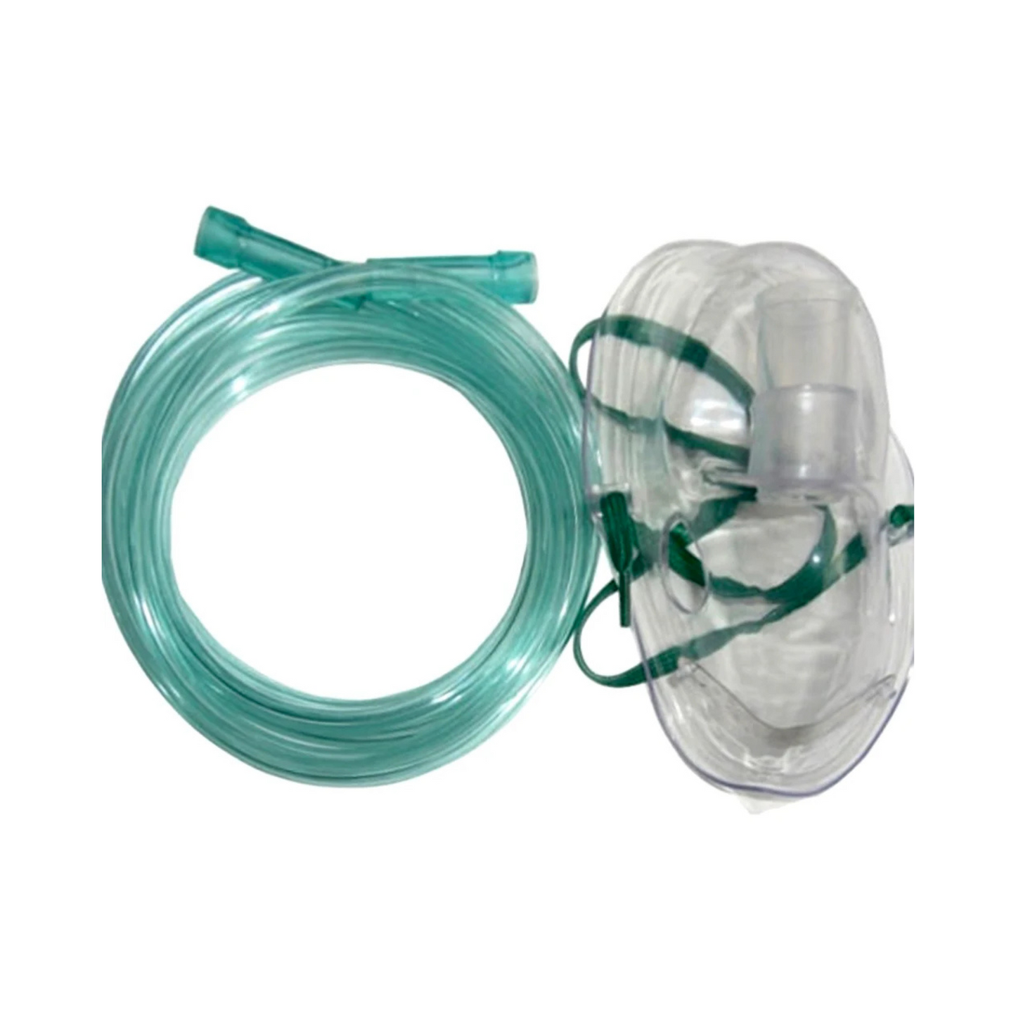 Oxygen Mask Adult with 2.1m Tubing Each