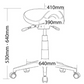 Ultrasound Saddle Stool Without Back Support