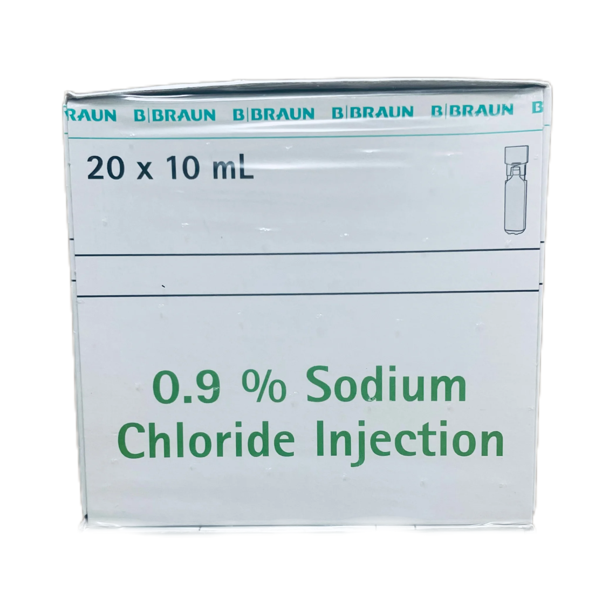 Safolin Injection B BRAUN Sodium Chloride Saline 0.9% Injection 10ml (20) - box – ACE ...