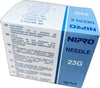 Nipro Needle 23G x 1 1/4" Blue