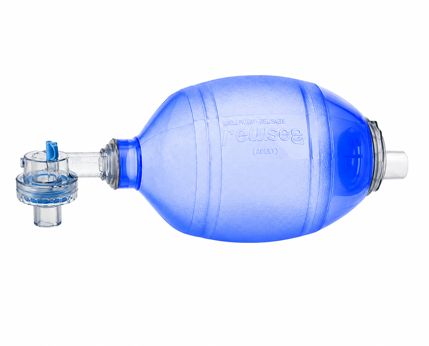 Resuscitator with 60cmH2O POP- OFF,1600ml, Adult