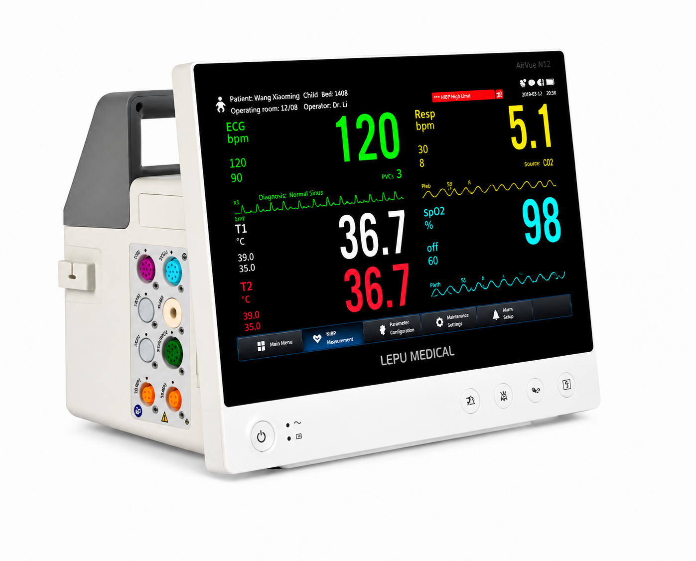 AIVIEW V12 Patient Monitor
