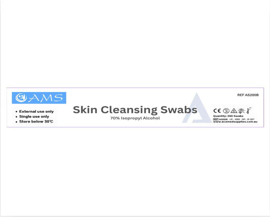 AMS SKIN CLEANSING Alcohol Swabs（200）