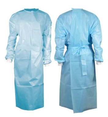 Medicom SafeWear poly-Coated Isolation Gown AAMI level 2 - Ctn